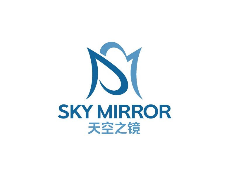 唐國強(qiáng)的天空之鏡 Sky MIrrorlogo設(shè)計