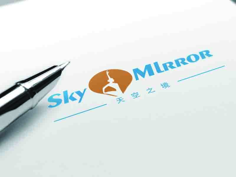 私享者的天空之鏡 Sky MIrrorlogo設(shè)計