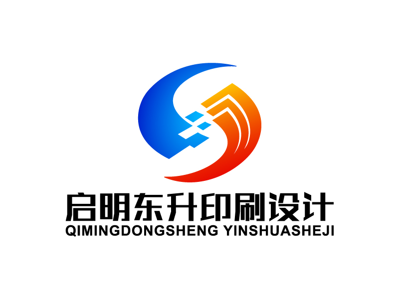 葉美寶的北京啟明東升印刷設(shè)計有限公司logo設(shè)計