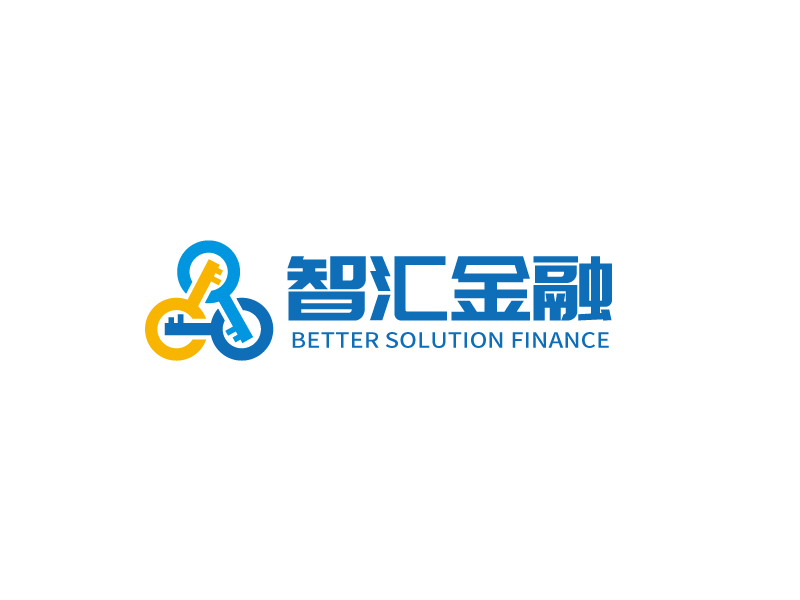 張俊的智匯金融 better solution financelogo設(shè)計(jì)