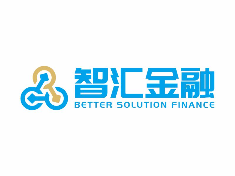 何嘉健的智匯金融 better solution financelogo設(shè)計(jì)