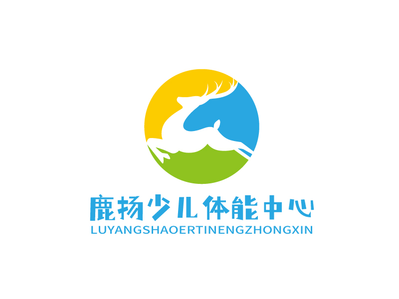 張俊的鹿揚(yáng)少兒體能中心logo設(shè)計(jì)