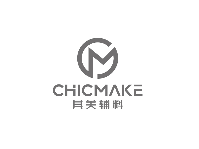 張俊的其美輔料CHICMAKElogo設計