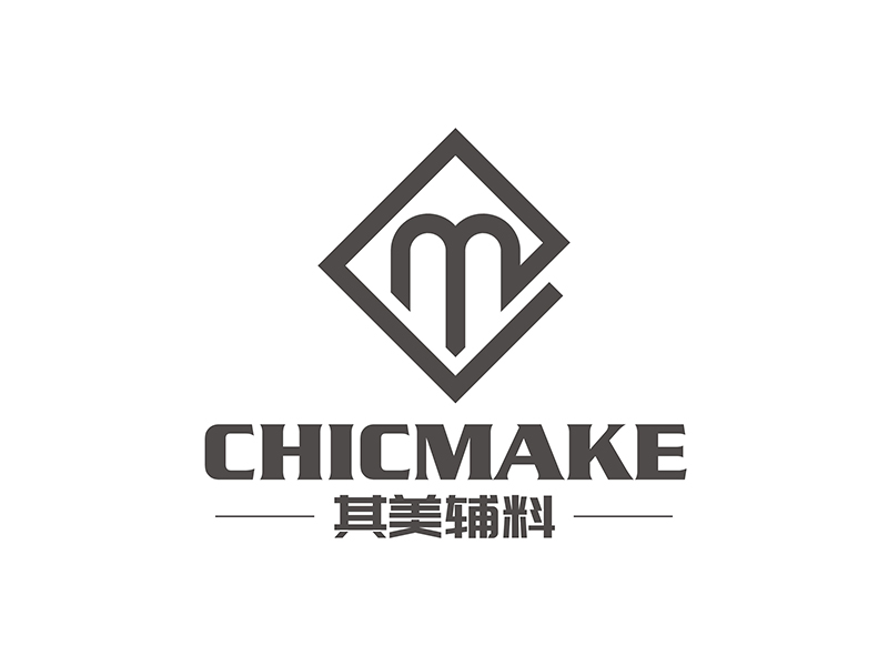 周都響的其美輔料CHICMAKElogo設計