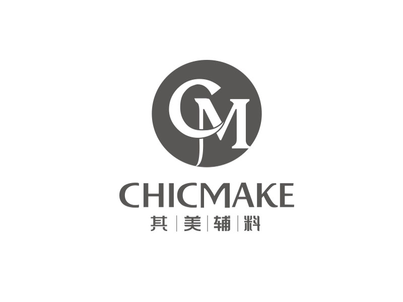 朱紅娟的其美輔料CHICMAKElogo設(shè)計(jì)