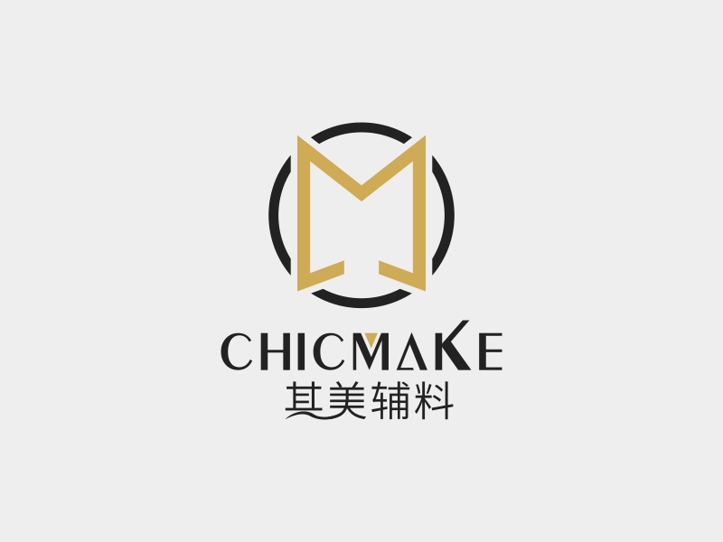 陳波的其美輔料CHICMAKElogo設(shè)計