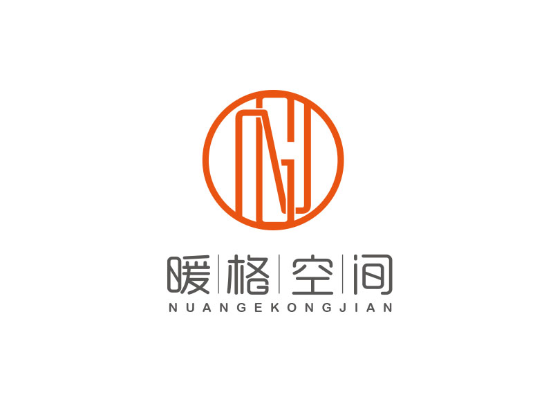 朱紅娟的北京暖格空間設計有限公司logo設計