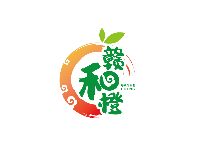 張俊的贛?和橙logo設計