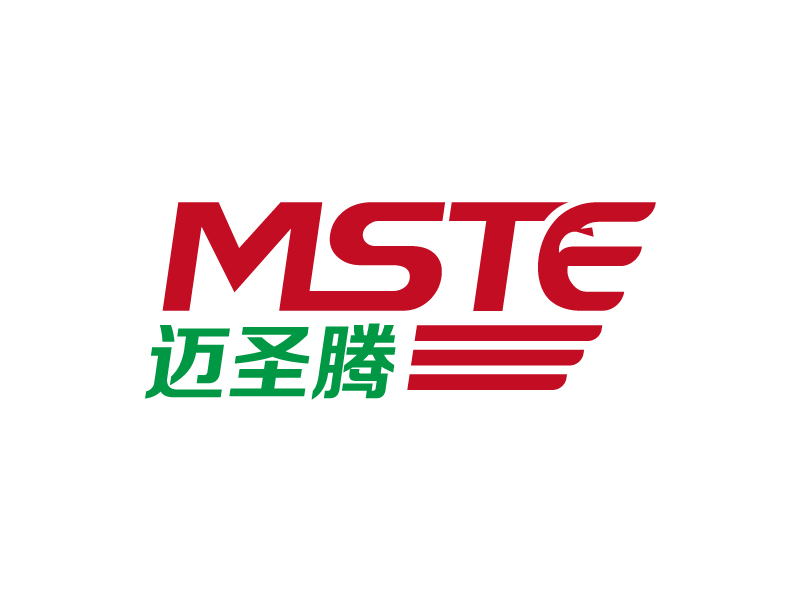 葉美寶的MSTE 邁圣騰logo設計