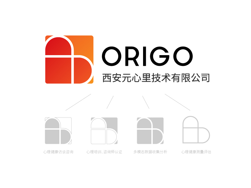 李松昱的西安元心里技術有限公司logo設計