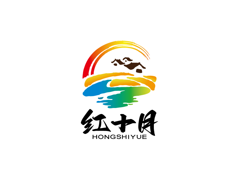 張曉明的紅十月旅游度假logo設(shè)計