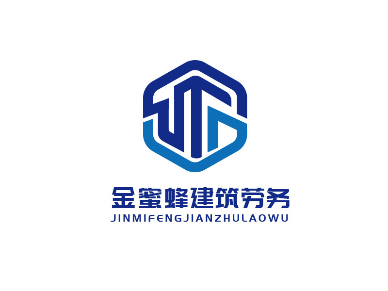 朱紅娟的金蜜蜂建筑勞務logo設計