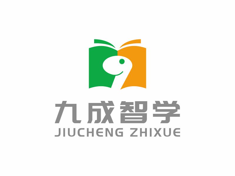 何嘉健的九成智學(xué)logo設(shè)計