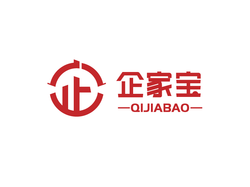 唐國強(qiáng)的企家寶logo設(shè)計(jì)