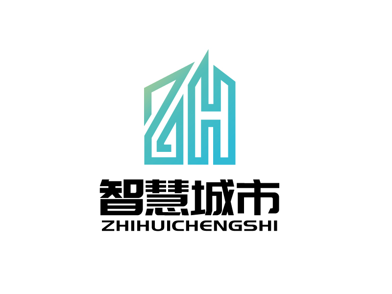 張俊的智慧城市發(fā)展有限公司logo設(shè)計(jì)