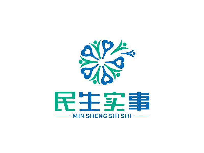 何嘉健的民生實事logo設計