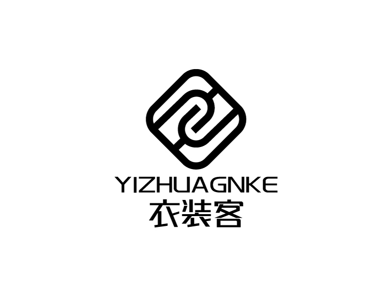 楊忠的衣裝客logo設(shè)計