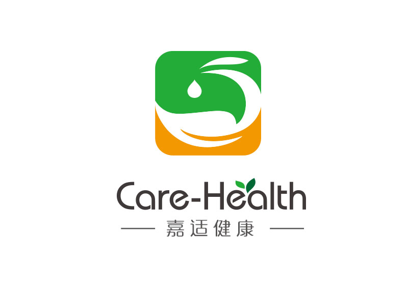 朱紅娟的Care-Health/嘉適健康科技有限公司logo設(shè)計