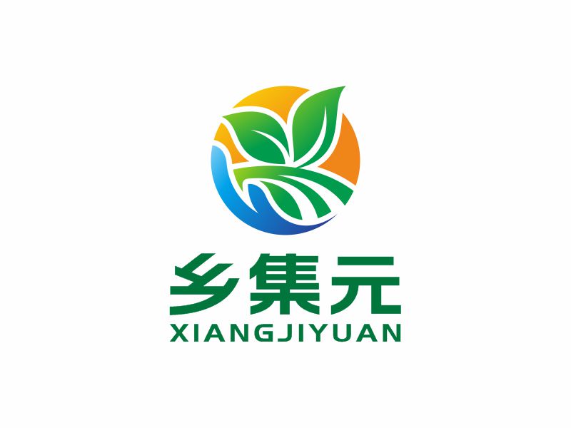 何嘉健的鄉(xiāng)集元logo設計