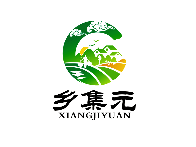 李杰的鄉(xiāng)集元logo設計