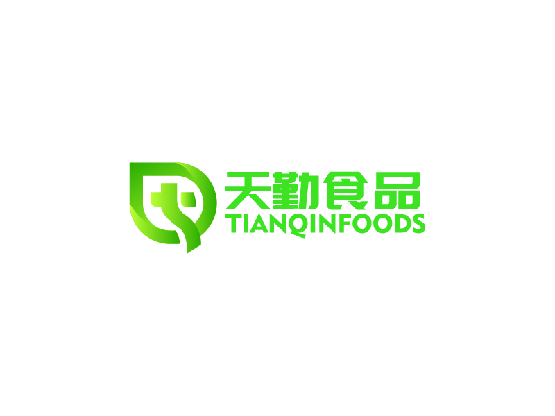 楊忠的天勤食品logo設(shè)計