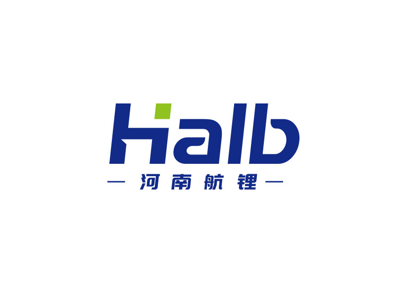 朱紅娟的logo名稱：halb，公司名稱：河南航鋰新能源科技有限公司logo設(shè)計