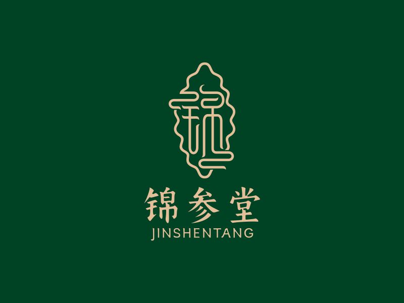 何嘉健的錦參堂logo設(shè)計(jì)