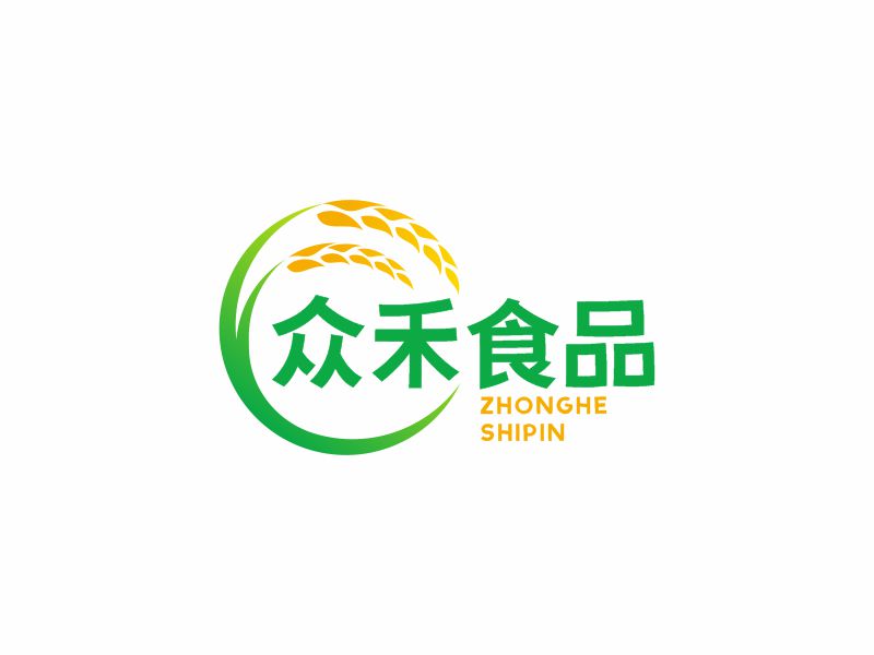 何嘉健的深圳市眾禾食品有限公司logo設計