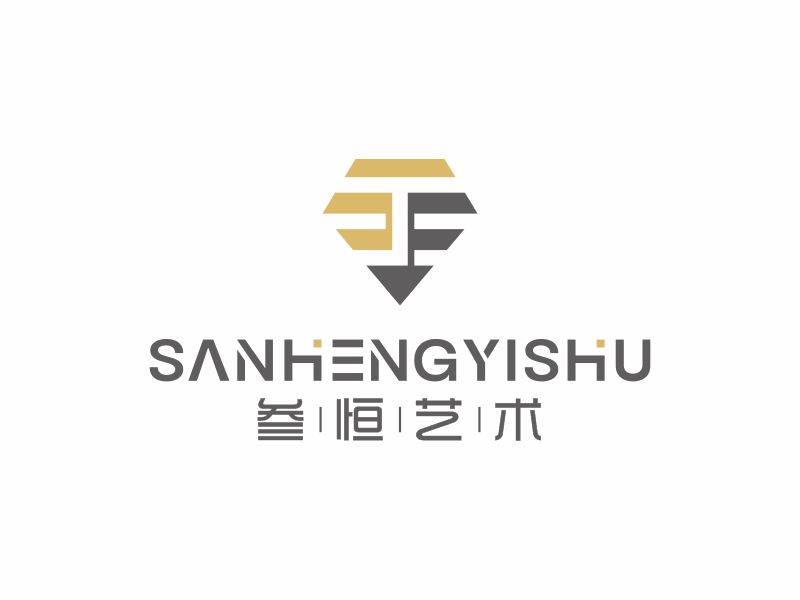 何嘉健的叁恒藝術(shù)logo設(shè)計(jì)