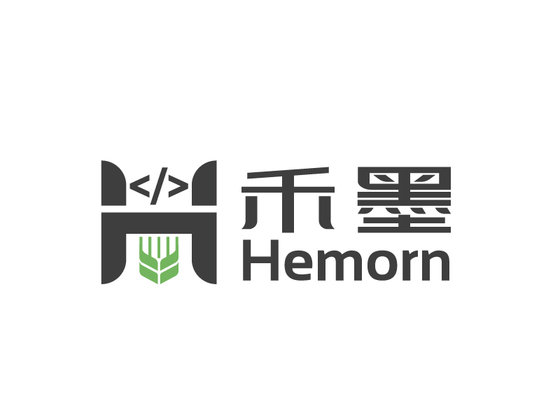 張俊的禾墨 (Hemorn)logo設(shè)計(jì)