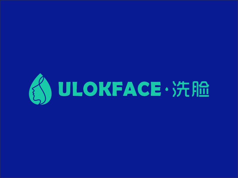 何嘉健的ULOKFACE·洗臉logo設(shè)計(jì)