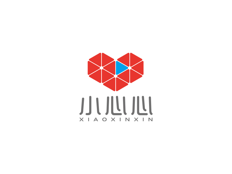 林萬里的小心心 APP圖標logo設(shè)計