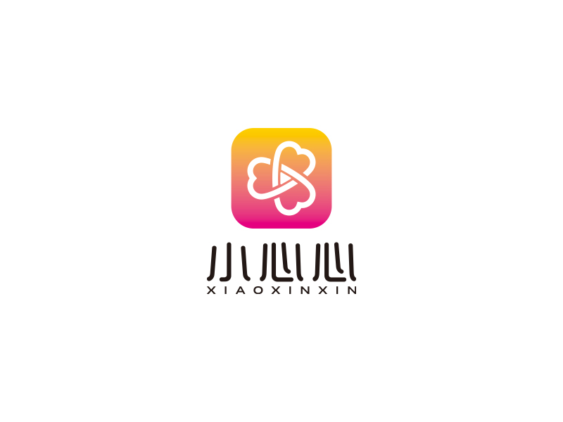 林萬里的小心心 APP圖標(biāo)logo設(shè)計