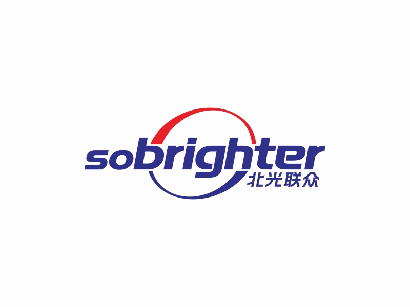 何嘉健的logo內(nèi)容：sobrighter      公司名稱：北京北光聯(lián)眾儀器科技有限公司logo設(shè)計