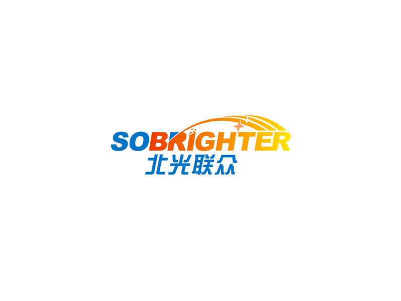 楊威的logo內(nèi)容：sobrighter      公司名稱：北京北光聯(lián)眾儀器科技有限公司logo設(shè)計