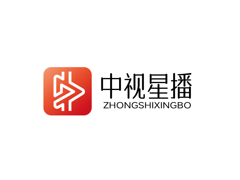 張俊的中視星播logo設(shè)計