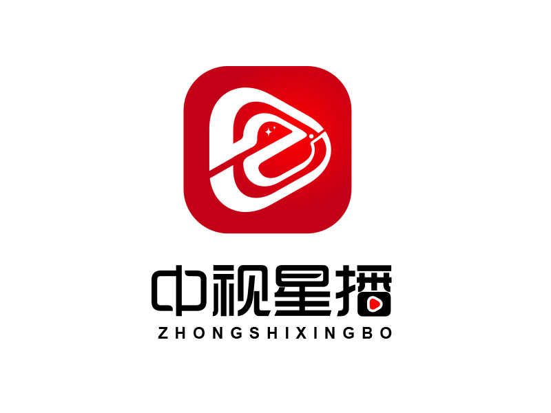 朱紅娟的中視星播logo設(shè)計