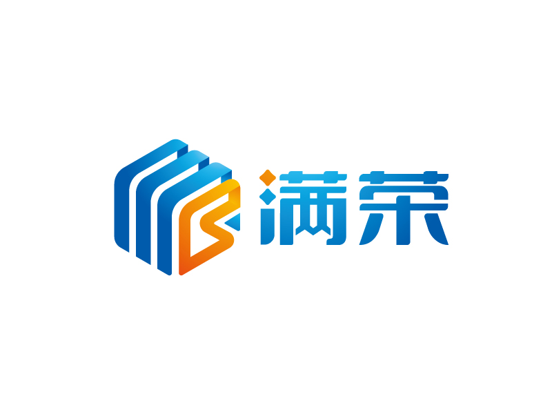 張俊的滿榮公司LOGO形象升級設(shè)計logo設(shè)計