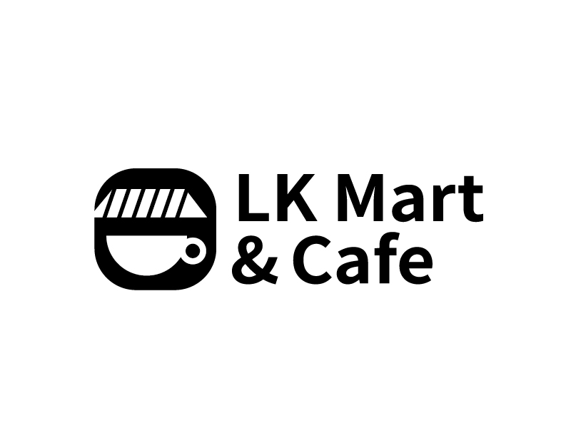 張俊的LK Mart & Cafe 咖啡廳定制LOGO設(shè)計logo設(shè)計