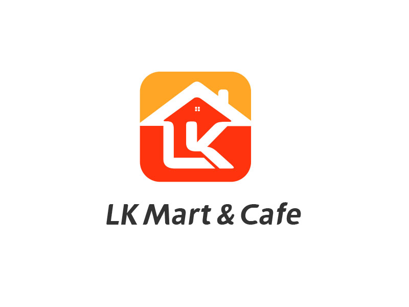 朱紅娟的LK Mart & Cafe 咖啡廳定制LOGO設計logo設計