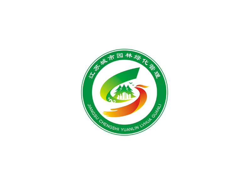 楊威的江蘇城市園林綠化管理logo設(shè)計