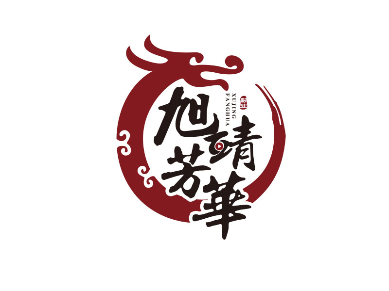 朱紅娟的旭靖芳華影業(yè)logo設(shè)計(jì)