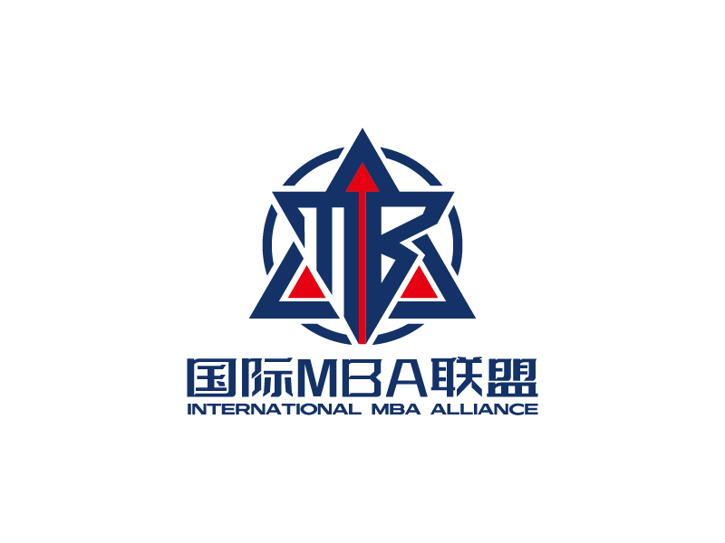 楊忠的國際MBA聯(lián)盟logo設(shè)計