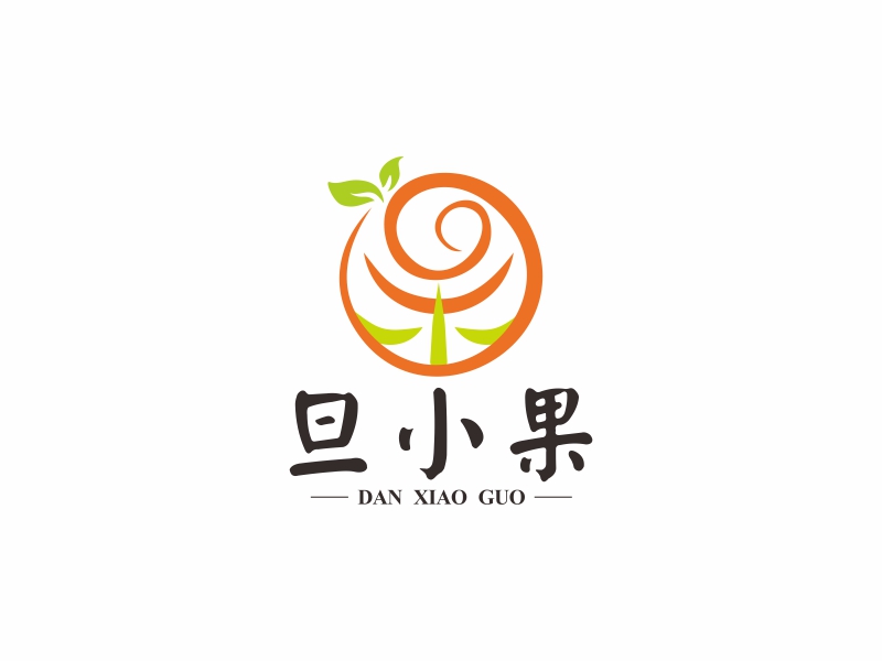 陳國(guó)偉的旦小果 水果LOGOlogo設(shè)計(jì)