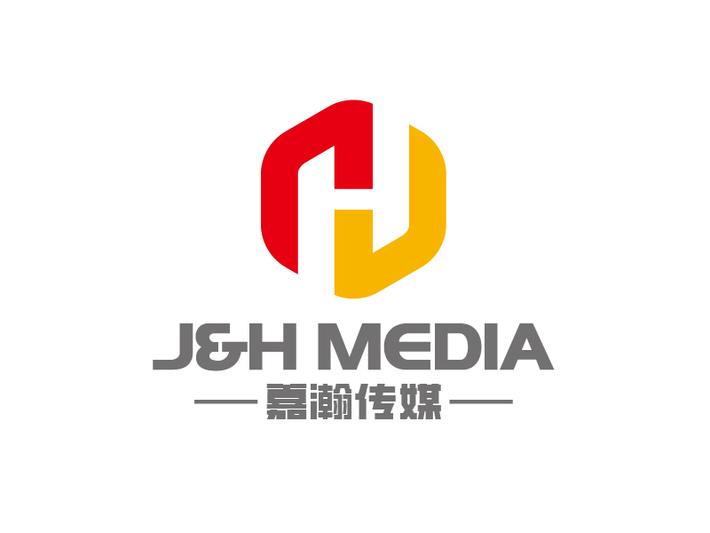 張俊的J&H Media 嘉瀚傳媒logo設(shè)計