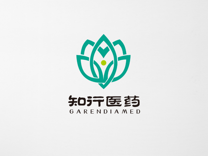 郭慶忠的梔子健康/知行醫(yī)藥logo設(shè)計(jì)