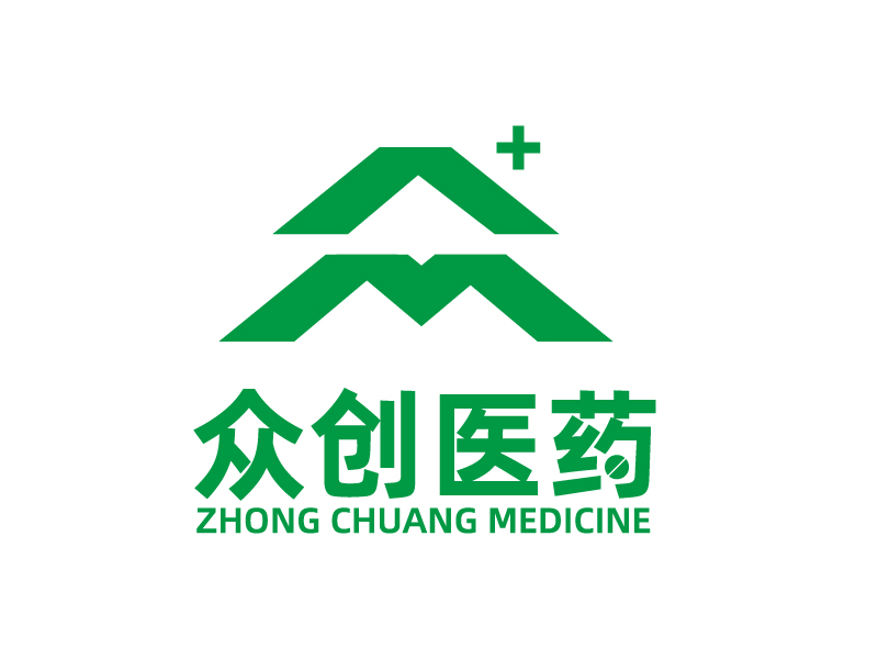 劉青松的阜陽眾創(chuàng)醫(yī)藥科技有限公司logo設(shè)計