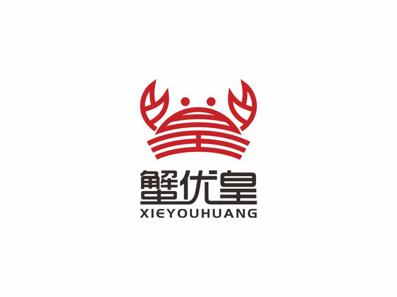 何嘉健的蟹優(yōu)皇logo設(shè)計