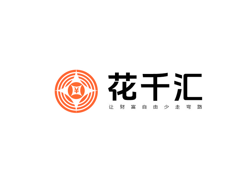 向紅的花千匯logo設(shè)計(jì)