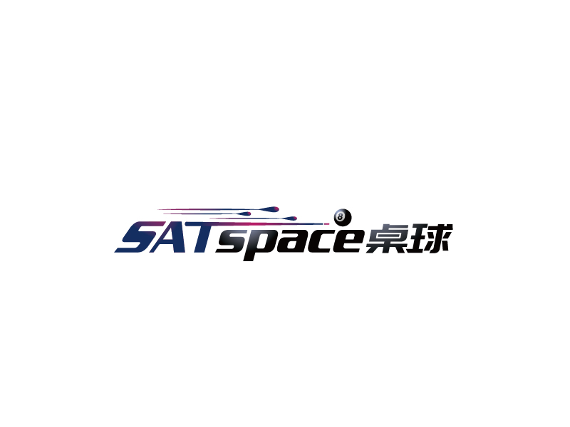 張俊的SAT  space  桌球logo設計